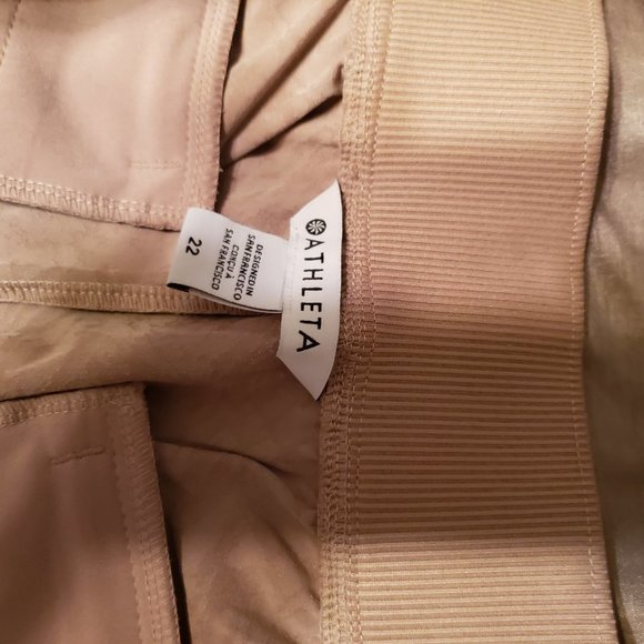 Pants Texture Grain Camo Mocha Latte ATHLETA (22) - Picture 4 of 6